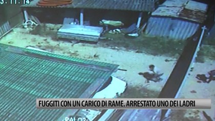 Fuggiti con un carico di rame. Arrestato uno dei ladri – VIDEO item-thumbnail
